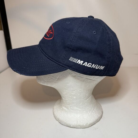 Peterbilt Hat Cap Strap Back Trucks Mens Trucker Hat Distressed OSFM - Picture 2 of 8